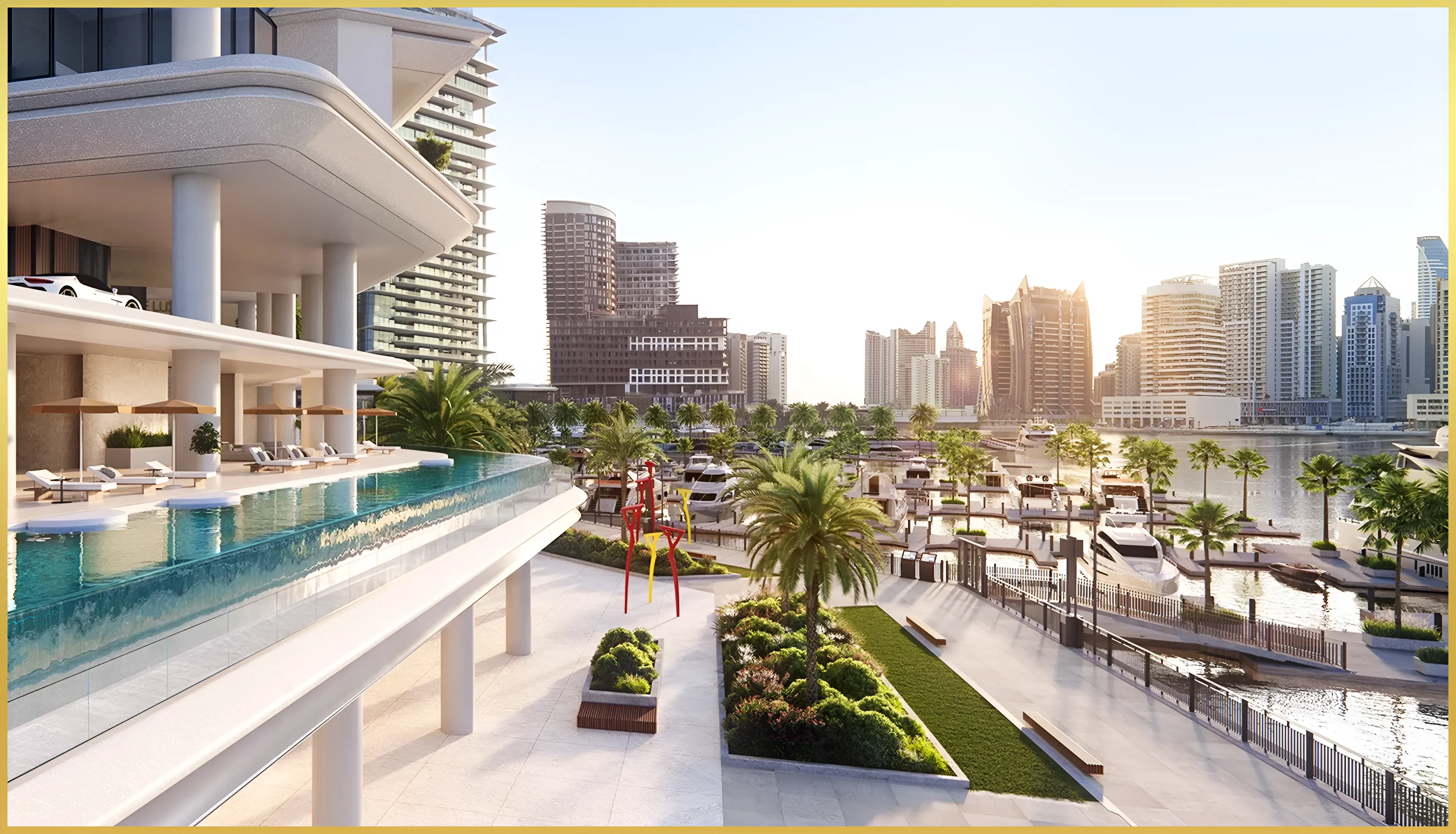 Waterfront Apartment in Dubai Marina